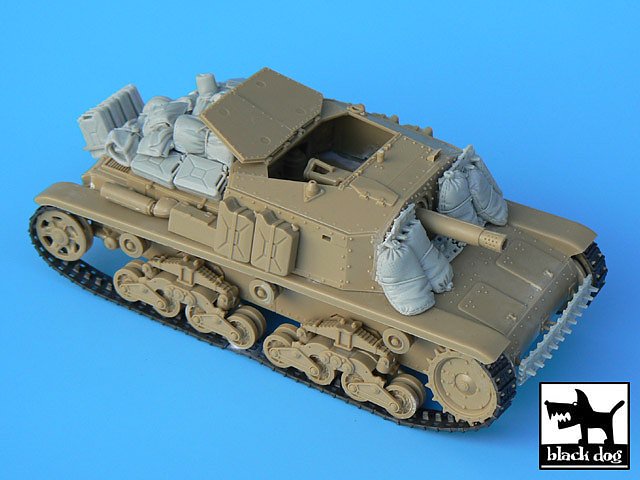 Black Dog 1/35 Semovente M40-75/18 Tank Accessories Set WWII (for ...