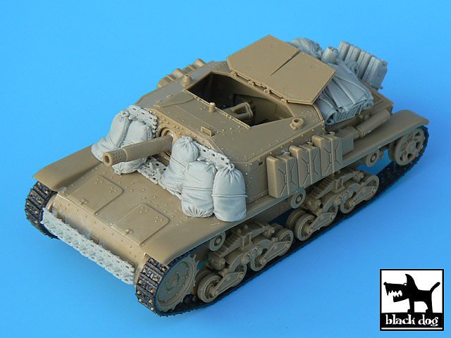 Black Dog 1 35 Semovente M40-75 18 Tank Accessories Set Wwii (for 