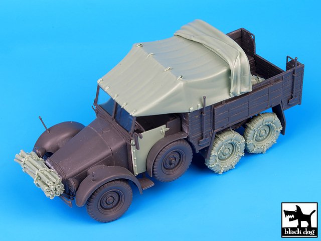 Black Dog 1/35 Krupp Protze German Truck WW2 Big Accessories Set ...