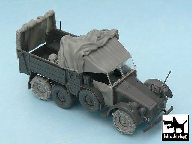 Black Dog 1/48 Krupp Protze Kfz.70 Accessories Set WWII (Tamiya 32534 ...