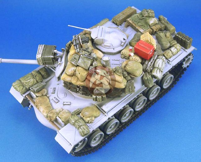 Legend 1/35 M48A3 Patton Tank Stowage Set with Sandbag Armor Vietnam ...