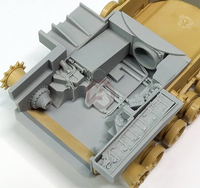 MP Originals 1/48 Engine and Compartment Set for M1A2 Abrams Tank ...