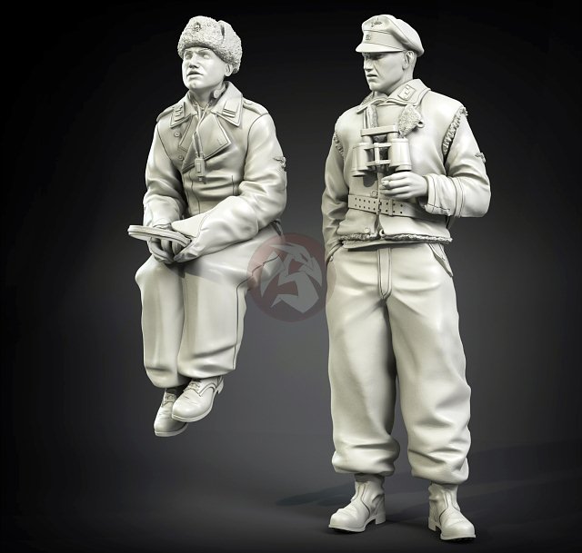 panzer art figures