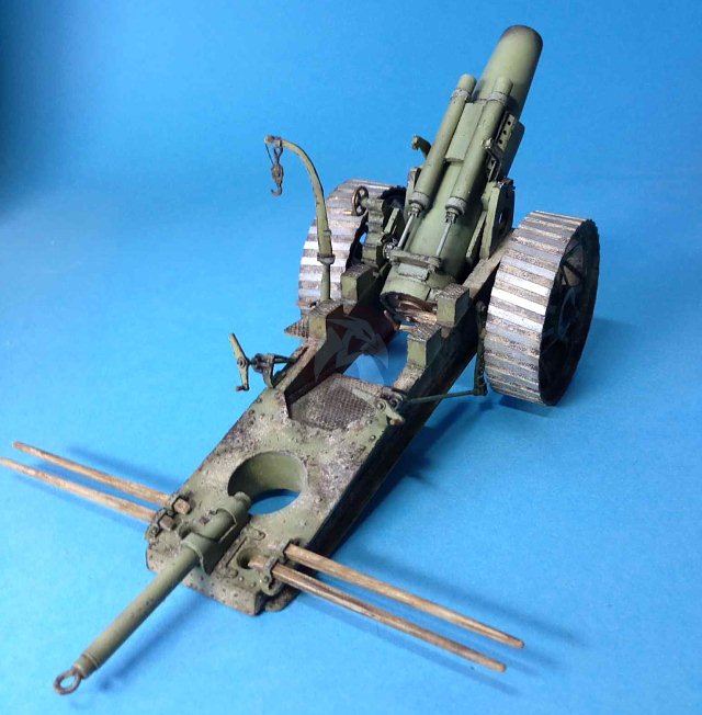 Resicast 1/35 British BL 8-inch Howitzer Heavy Gun Mk.II and Limber WWI ...