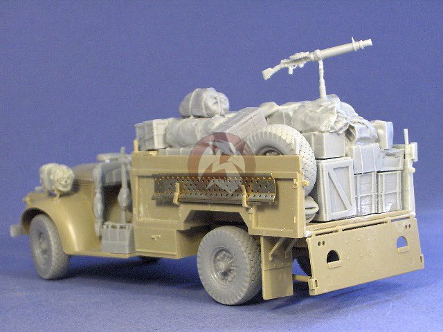 Resicast 1/35 Chevrolet LRDG 30 cwt Early Radio Update & Stowage ...