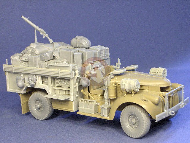 Resicast 1/35 Chevrolet LRDG 30 cwt Early Radio Update & Stowage ...