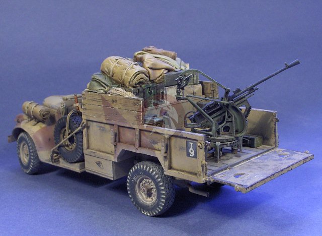 Resicast 1/35 LRDG 30 cwt Breda 20mm AA Gun Carrier Conversion (Tamiya ...