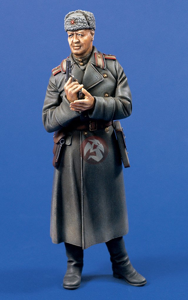 Verlinden 120mm (1/16) Soviet Officer in Berlin 1945 WWII [Resin Figure ...