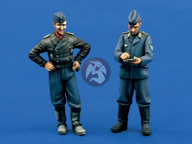 Verlinden 1/35 German Luftwaffe Pilot and Ground Crew Chief WWII (2 ...