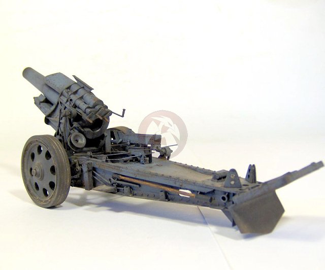 Verlinden 1/35 21cm Lange Morser 16 L14.5 German Heavy Mortar Howitzer ...