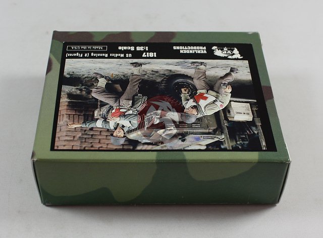 Verlinden 1/35 US Army Combat Medics Running in WWII (2 Figures) [Resin ...