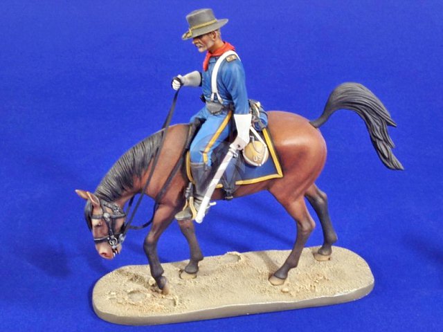 Verlinden 120mm 1/16 "Cavalry Of The Plains" US Captain On Horseback W ...