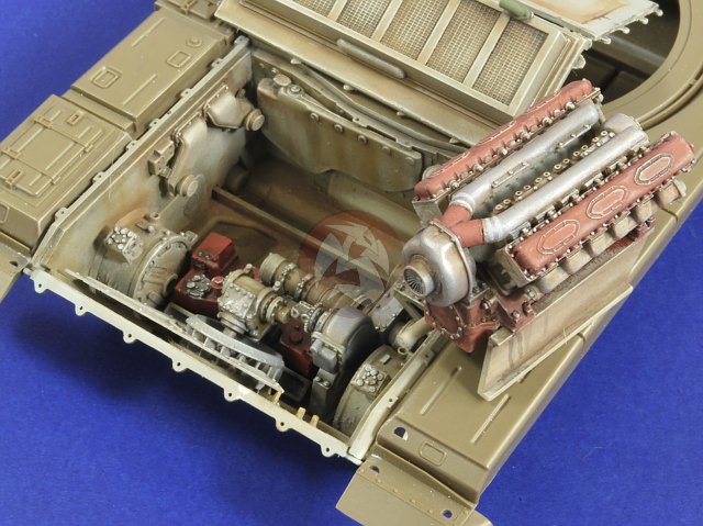 Verlinden 1 35 Soviet Russian T 72 Tank Engine Compartment For Tamiya 2719 Ebay